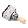 thumbnail image 2 of 2X Solid Knob Shaft Box Style for 3 Way Pickup Toggle Switch, Beige Tip, 2 of 5