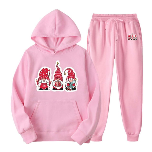 TIMIFIS Ensemble de Survêtement pour Hommes Roses 2 Pcs à Capuche, Tenue de Sport Athlétique, Chandail à Enfiler Décontracté pour Course Jogging Ensemble de Tenue de Sport SetsFall