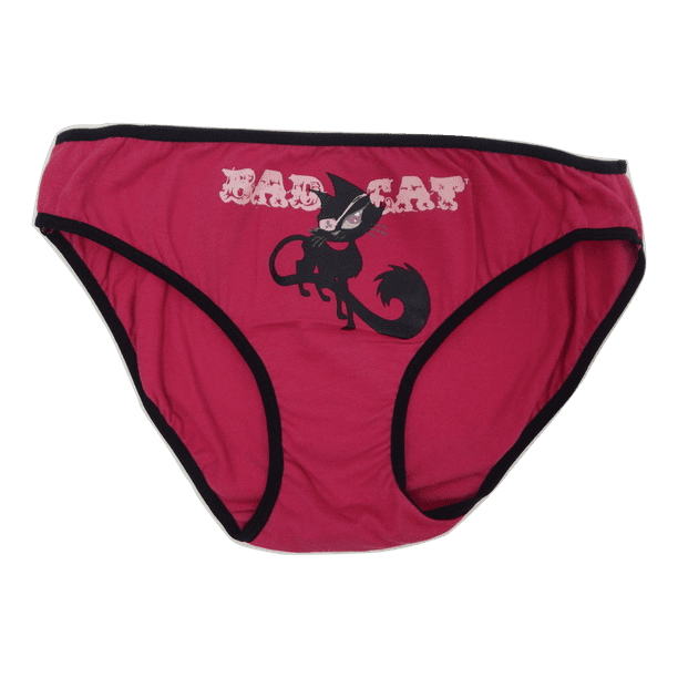 Mighty Fine Bad Cat Women Juniors Panty Panties Underwear Intimates