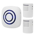 thumbnail image 1 of JUNWELL Smart Motion Sensor Alarm Wireless Doorbell Plug-in Door Bell Home Security Infrared Detector Alert Kits with 2 PIR Sensors 1 Receiver 38 Chime Tunes LED Indicators, 1 of 10