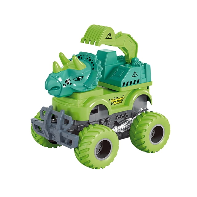 PVCS Collision Deformation Dinosaur Digging Car Children's Car Baby Engineering Car Fall Resistant Boy Toy Car Gift for Kids