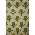 thumbnail image 3 of Fabdivine Hand Block Print Pure Linen Decorative Pillow Covers, 20X20, Ganda Pushp, 3 of 4