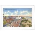 thumbnail image 2 of Art.com Boardwalk and Beach, Myrtle Beach, South Carolina Art Print, White Frame Wall Art, 29" x 21", 2 of 5