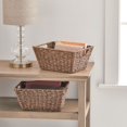 thumbnail image 2 of mDesign Woven Seagrass Nesting Kitchen Storage Basket Bins, 4 Pack - Natural/Tan, 2 of 8