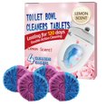 thumbnail image 1 of 4Pcs Automatic Toilet Bowl Cleaner Tablets Fast Acting Quick Dissolving Long-lasting Bathroom Toilet Tank Cleaning Blocks 4pcs, 1 of 8