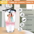thumbnail image 4 of Wedding Anniversary 30oz Tumbler Stainless Steel Straw Leakproof Water Bottle Coffee Cup Beautiful Friendship Gift for Best Friends from Bestie Sister, 4 of 6