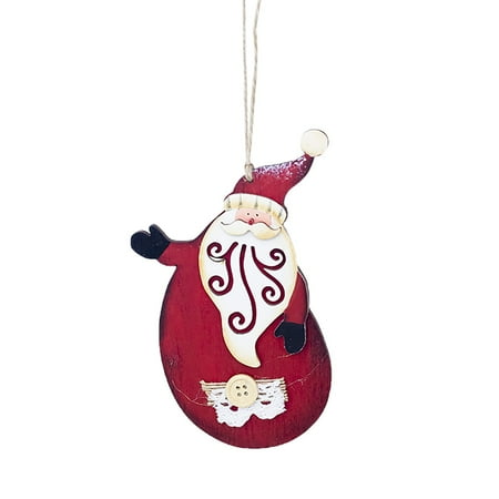 

WOXINDA Christmas Cartoon Resin Pendant Christmas Tree Creative Painted Tag Christmas Trees 5 Ft