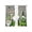 Green Black, variant on St. Patrick's Day Sheer Curtains 96 Inch Length 2 Panels Set Window Treatments, Green Gnomes Gold Coin Shamrock Beige Rod Pocket Semi Curtains for Living Room/Bedroom/Kitchen Décor, 104"W x 96"L