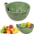 thumbnail image 2 of Self Spinning Berry Washing Bowl, 6.61X3.27 inch Fruit Washer Spinner with Drain Base, Deep Cleaning Swirling Berry Bowls, Multifunctional Berry Strainer Basket, Rapid Wash Kitchen Colander, 2 of 6