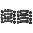 thumbnail image 1 of Square Table Chair Leg Tube Pipe Feet Insert Cap 25mmx25mm 40pcs Black, 1 of 5