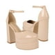 thumbnail image 1 of TACONES FOREVER MUJER TWICE-13 CHAROL BEIGE, 1 of 4