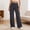 Dark Gray, variant on ZunFeo Womens High Waisted Wide Leg Cargo Pants - Beige Cotton Blend Stretch Casual Trousers S-XXL,Size S