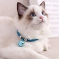 thumbnail image 3 of Flmtop Collier pour Animal de Compagnie Ajustable Décoratif en Similicuir avec Clochette Collier pour Chiot pour la Vie Quotidienne Rouge, 3 of 9