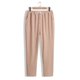 thumbnail image 1 of Pantalones largos para hombre, color liso, informales, a la moda, con cintura elástica, holgados, de pierna ancha, rectos, de poliéster, 1 of 6