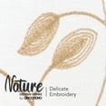 thumbnail image 5 of Deconovo Sheer Curtains 63 inch Length, Floral Embroidered Curtains for Bedroom - 2 Panels, Each 52x63 in, Beige, 5 of 7