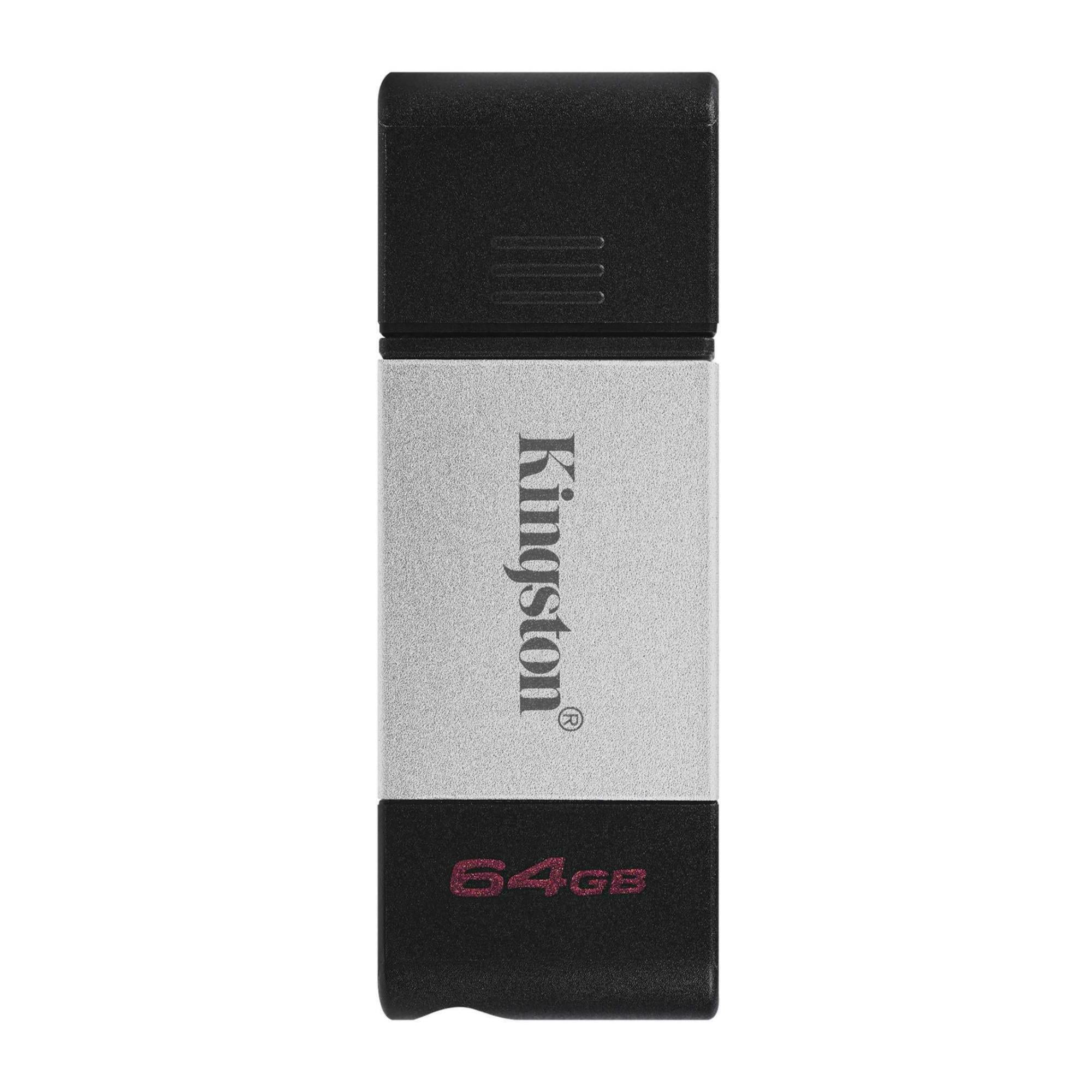 CLE USB KINGSTON DATATRAVELER PENDRIVE 64 GO USB-C 3.2 BLACK