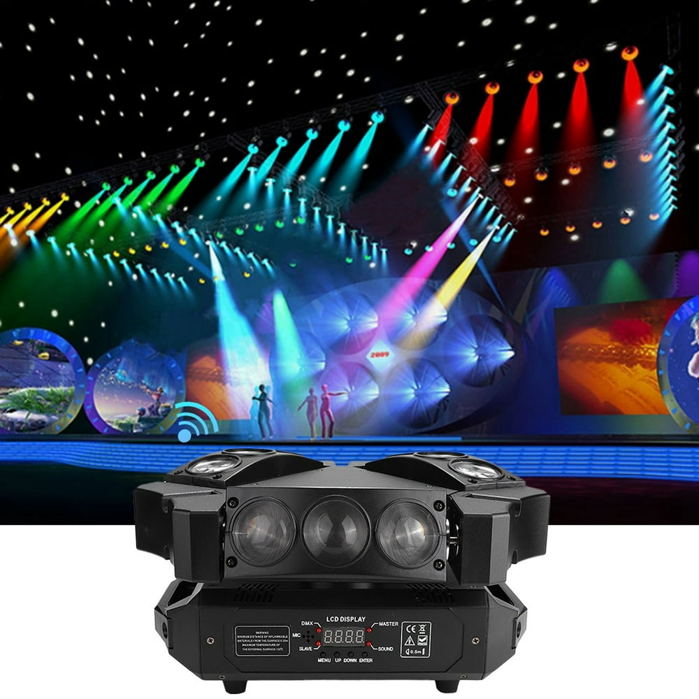 OTVIAP 90W RGB LED Stage Light DMX Dimmable Color Changing Waterproof Lamp 110V, Stage Lamp, DMX