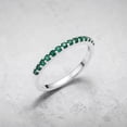 thumbnail image 4 of Anillo Churumbela De Plata 925 Con Zirconias Para Mujer Luma, 4 of 4