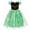 A-Dress, variant on Toddler Girls Princess Dress Anna Costume Snow Party Cosplay Fancy Anna Dress with Accessories