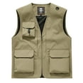 thumbnail image 1 of MAIHAN Men's Multi-Pocket Outdoor Vest, Breathable Mesh Lined Utility Vest for Photography, Fishing, Hiking & Work, 1 of 3