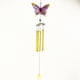 thumbnail image 5 of Campanas de viento de metal con forma de mariposa de 75 cm grandes para colgar Oro, 5 of 9