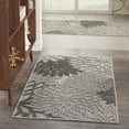 thumbnail image 4 of Nourison Aloha Indoor/Outdoor Tropical Floral Silver Grey 2'8" x 4' Area Rug, (3' x 4'), 4 of 11