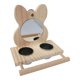 thumbnail image 2 of Alimentador de espejo para loro, de madera, marco de madera, accesorios para cuenco de agua, soporte de alimentación, cuenco para periquito cac, 2 of 9