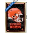 thumbnail image 3 of NFL Cleveland Browns - Neon Helmet 24 Wall Poster, 22.375" x 34" Framed, 3 of 4
