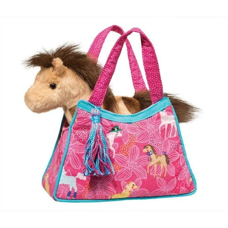 Pretty Ponies Sak with Horse - Stuffed Animal by Douglas Cuddle Toys