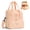 Pink, variant on Insulated Lunch Box & Lunch Bag for Women Men, Water Resistant Reusable Double Deck Large Cooler Bag for Work Travel Outdoor, 12L,White
