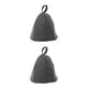 thumbnail image 3 of Yuarrent Gorro de baño para mujer, gorro de Sauna para baño de Spa y dormitorio absorbente de agua para mujer Gris 2Conjunto, 3 of 6
