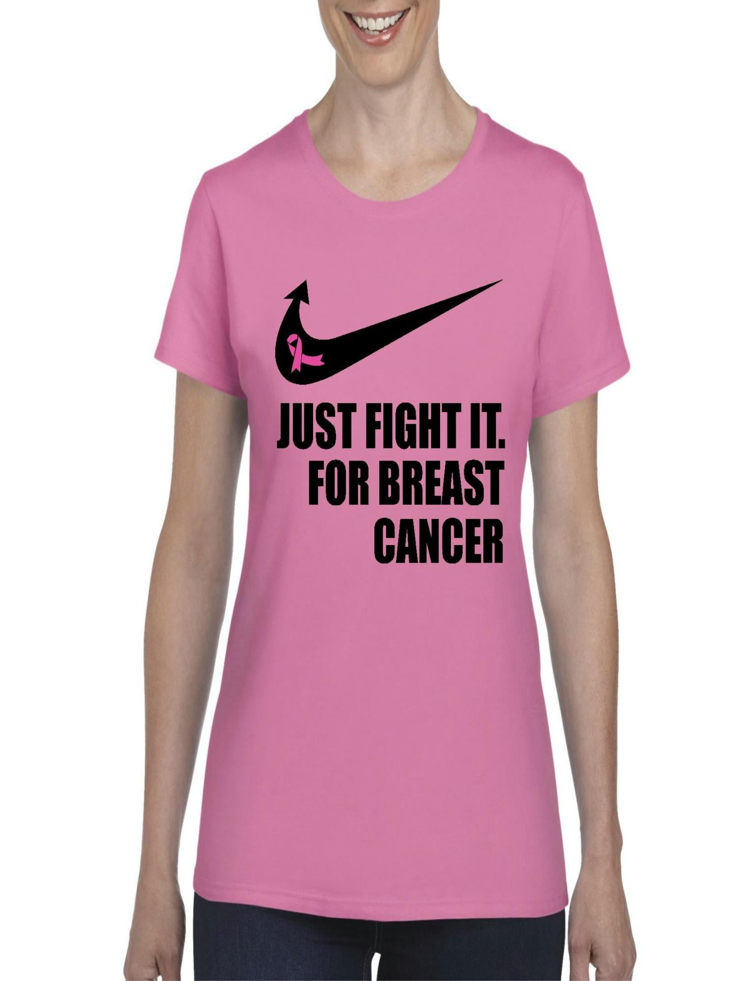 superstición Volver a llamar boca NIB - Women's T-Shirt Short Sleeve, up to Women Size 3XL - Breast Cancer -  Walmart.com