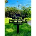 thumbnail image 5 of Glowneon Yorkshire Terrier Dog Metal Sign, Warning Dog Garden Stake, 5 of 5