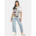 thumbnail image 2 of Mickey and Minnie Mouse Women's Graphic Tee with Short Sleeves, Sizes XXS-XXL, 2 of 4