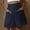 Dark Blue, variant on uublik Short Shorts for Women with Pockets Super Soft Shorts Jeans Wine