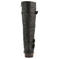 thumbnail image 4 of Journee Womens Bite Stacked Heel Riding Boots, 4 of 10