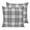 Black, Charcoal, White, variant on Pillow Covers 20x20 Set of 2, Buffalo Plaid Throw Pillow Covers Decorative Couch Cushion Cover, Silver Gray Farmhouse Gingham Striped Microfiber Soft Square Pillowcases for Bedroom Living Room Sofa