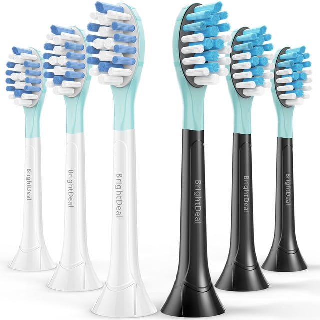 Pack de 6 cabezales de repuesto para cepillo dental Philips Sonicare