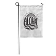 thumbnail image 1 of SIDONKU Aloha Surfing Lettering Hawaiian Tropical Exotic Graphics Summer Retro Drawn Garden Flag Decorative Flag House Banner 28x40 inch, 1 of 2
