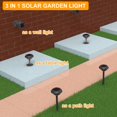 thumbnail image 4 of Solar Garden Stake Lights Outdoor, Decorative Ground Lights for Yard Patio Lawn, Powered Landscape Lighting for Garden Pathway and Outdoor Ambience Decor, 1 Pack, 4 of 9