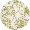 thumbnail image 2 of Safavieh Dip Dye Lilibeth Distressed Area Rug, Ivory/Light Green, 7' x 7' Round, 2 of 8