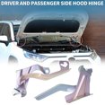 thumbnail image 2 of Hood Hinges for Nissan Versa 2012-2019 Front Bonnet Bracket No.654003AN0A/654013AN0A 1 Pair, 2 of 7