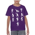 thumbnail image 6 of Emote Dances - Funny Youth T Shirt - Medium - Purple, 6 of 6