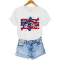 thumbnail image 7 of Fjofpr Womens Summer Tops with Sleeves Womens Tops Blouses Summer Tunic Tops Short Sleeve Solid Color Loose Round Neck Tees Shirts, 7 of 7