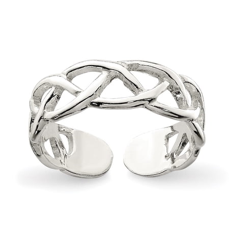 Auriga Fine Jewelry 925 Sterling Silver Toe Ring for Women