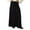 Black #065, variant on Mohiass Women Trendy Denim Maxi Skirt High Waist A-Line Frayed Hem Loose Long Jean Skirt Light Blue L
