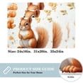 thumbnail image 2 of Squirrel Non-Slip Polyester Bath Rug, Machine Washable Area Rugs for Bathroom and Chair Rug, 2 of 6