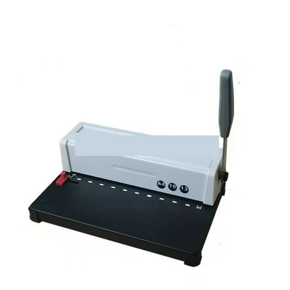 10 Holes Manual Binding Machine Paper Book File Punching And Binding Machine Office Supplies ,Easy to Operate