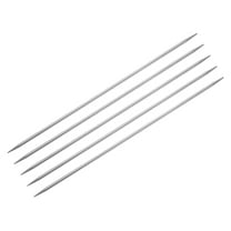 Uxcell 5Pcs Knitting Needle 3.0mm Diameter 7.87 Inches Length Stainless Steel Double Pointed Sweater Stitching Needles