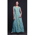 thumbnail image 2 of Bimba Robe Longue Décontractée d'Été Sans Manches à Fente avant Imprimée pour Femmes - Moyen, 2 of 5